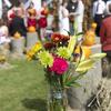 Beautiful mason jar flower arrangement, courtesy of A Rose Is A Rose